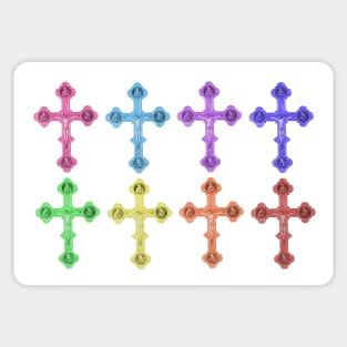 Rainbow Blasphemy Party Sticker